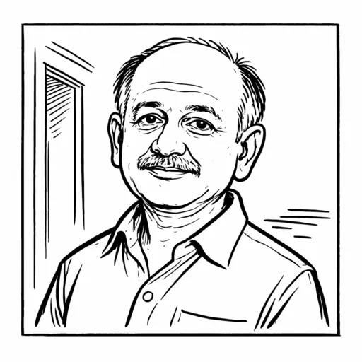 Ophelia generatore di immagini IA gratuito – prompt:Transform the uploaded photo into a cartoon drawn in the style of a famous India…