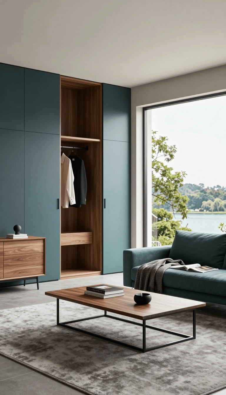 Opheliaai prompt:Luxury,This is a photograph of a modern,minimalist living room with a large wind…