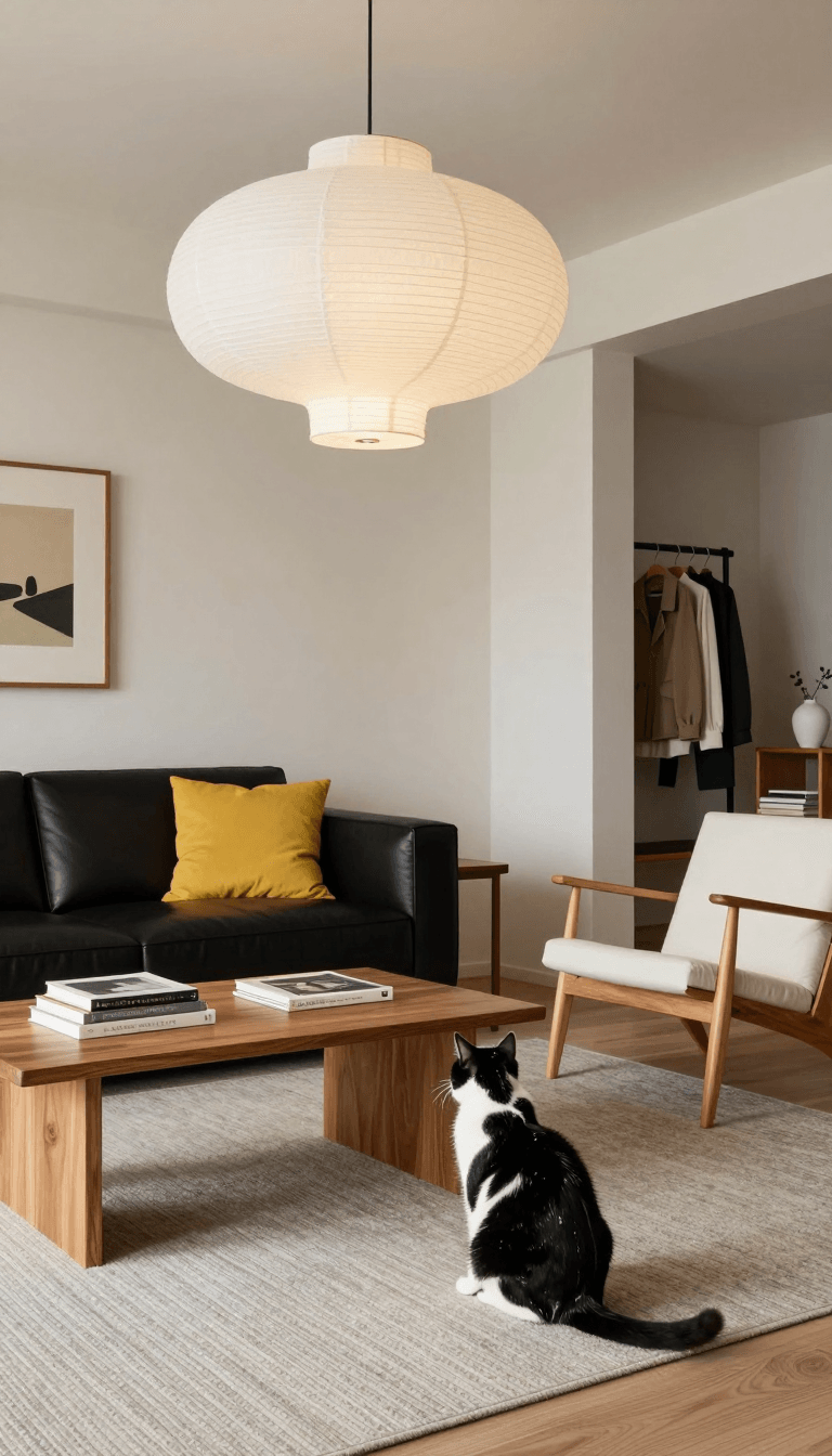 Opheliaai 提示词:zhonggu_style,zhonggu_style,A modern living room with a minimalist design,featur…