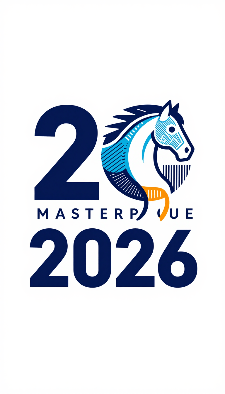 Opheliaai 提示词:flat Illustration poster,album cover,with huge title text of 2026,with abstract…