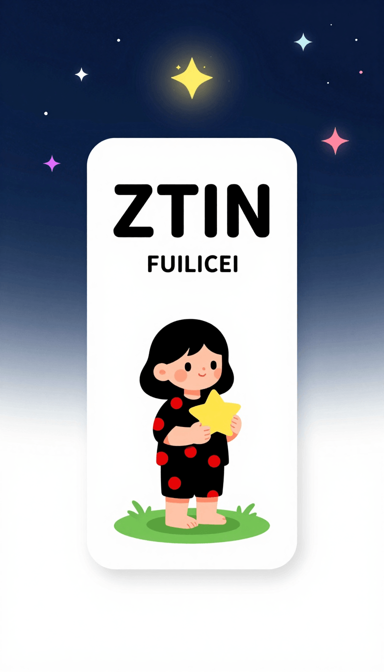 Opheliaai prompt:ZTIN,A cartoon girl with short black hair is wearing black clothes dotted with r…
