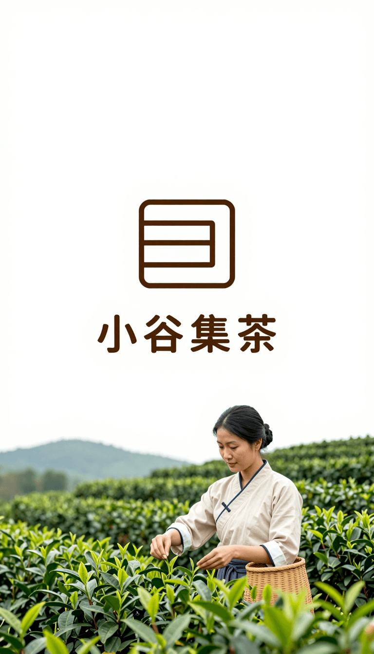 Opheliaai prompt:Retro print style, an Asian woman in traditional clothing picking tea leaves in…