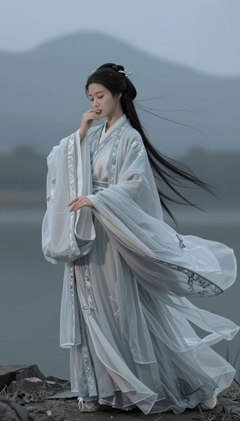 Opheliaai prompt:AJFQTUI,AJFFW,AJFHF,Realistic shooting,ancient Chinese style,cool and melancholi…