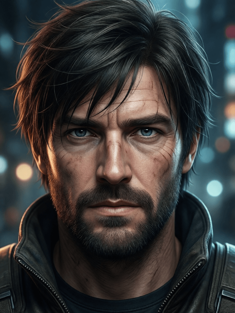 Ophelia free AI image generator prompt:High quality portrait of Gordon Freeman from HL2. Art by Makoto Shinkai, Crunchy…