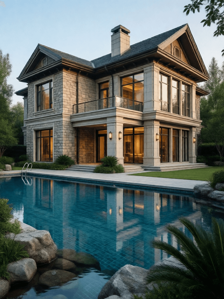 Ophelia เครื่องมือสร้างภาพ AI ฟรี – พรอมต์:mdjrny-v4 style, Photography with high resolution architecture design photograph…