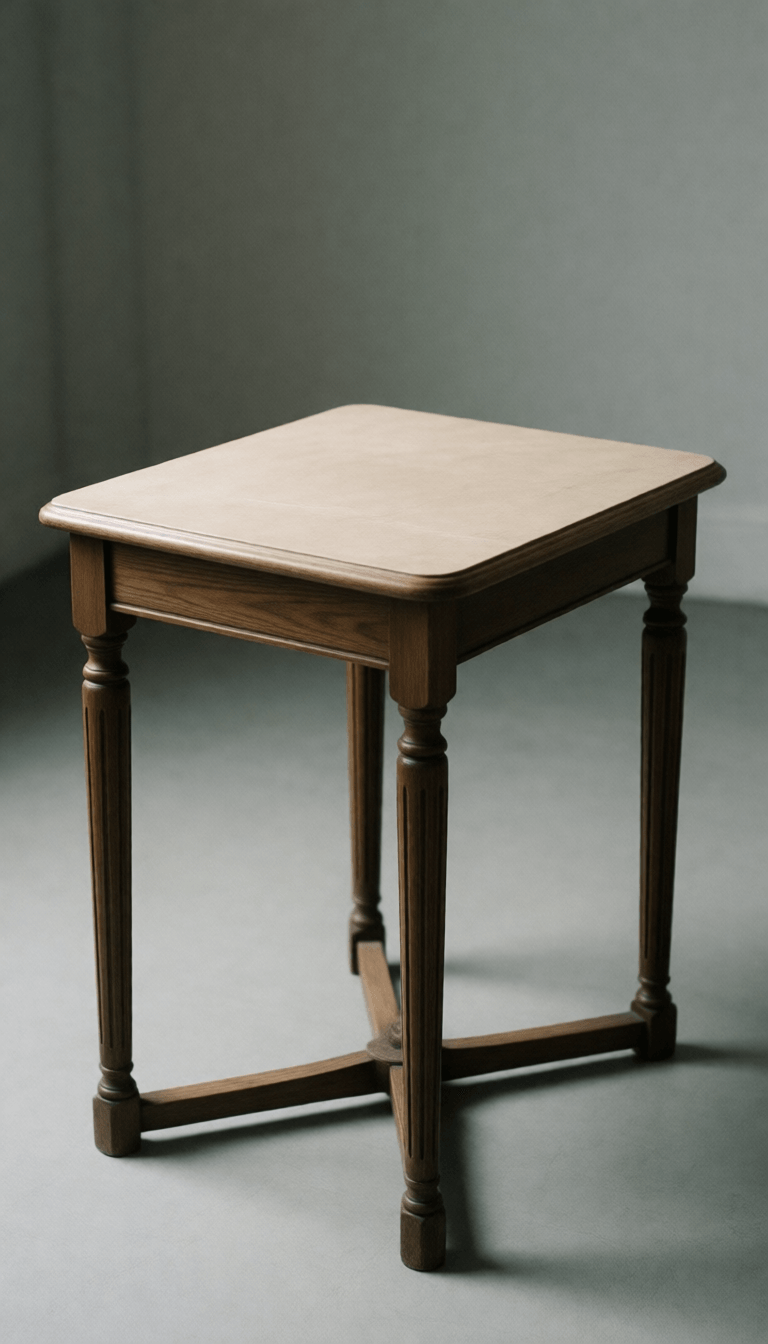 Ophelia generator gambar AI gratis – prompt:USM Haller Table shot in a professional photo studio, Fujifilm GFX 100S, GF 80mm…