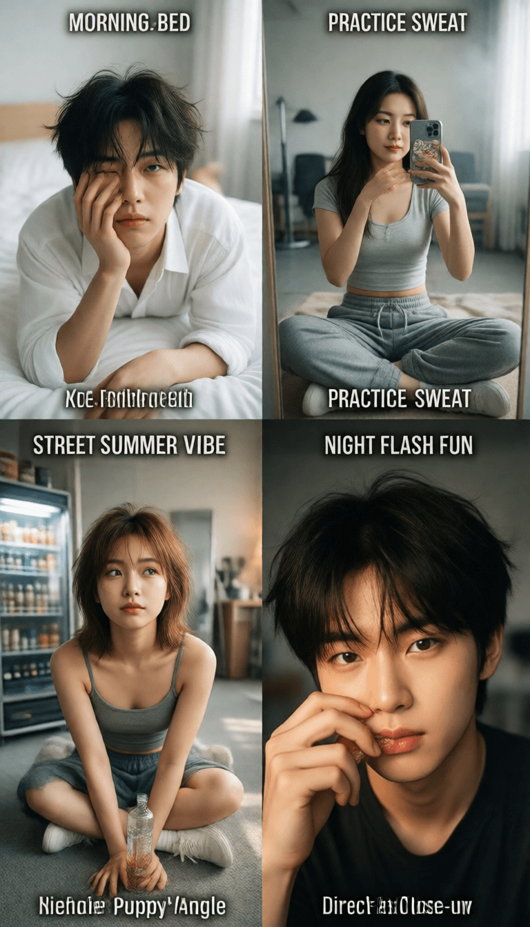 Ophelia 무료 AI 이미지 생성기 프롬프트:{ "system_architecture": { "version": "KR_Idol_PureDesire_v2", "project_id": "Se…