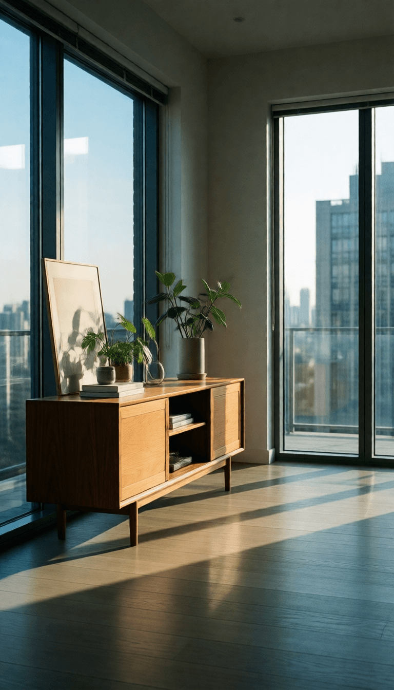 Ophelia free AI image generator prompt:[FURNITURE PIECE] [Color / Feature] in minimalist room, late afternoon sun strea…