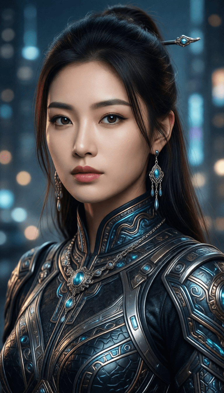 Ophelia free AI image generator prompt:Create a futuristic high-end ad using this prompt 👇