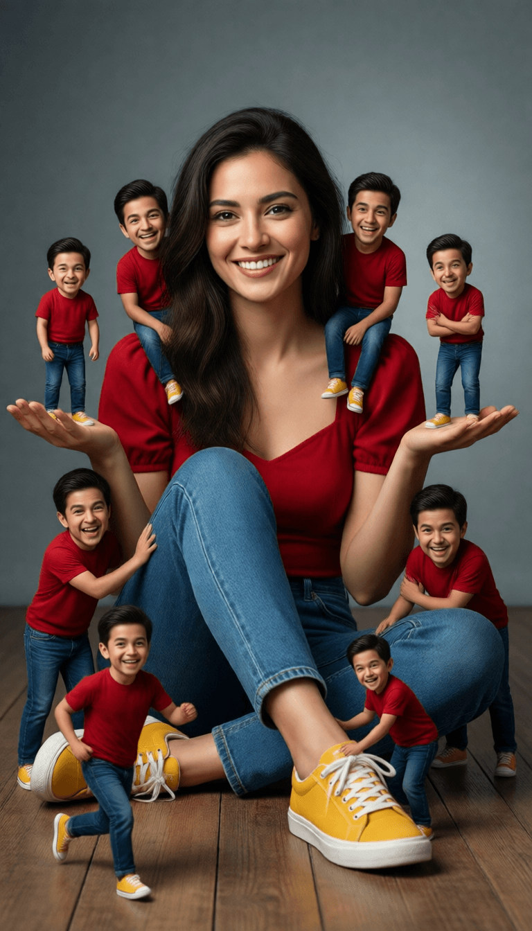 Ophelia 免费 AI 图片生成器提示词:'Use the uploaded reference image as the composition and pose reference. Us…