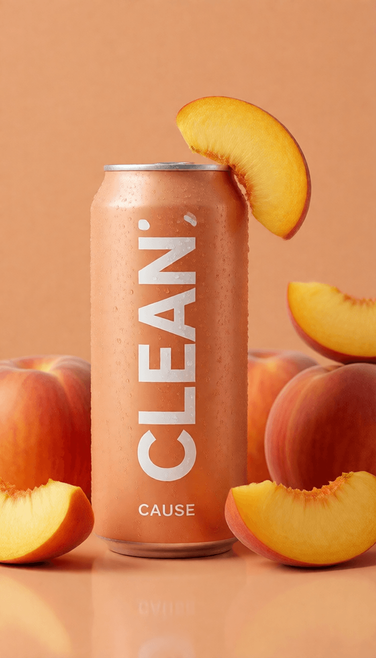 Ophelia free AI image generator prompt:{ "image_request": { "subject": { "main_item": "Tall chilled aluminum beverage c…