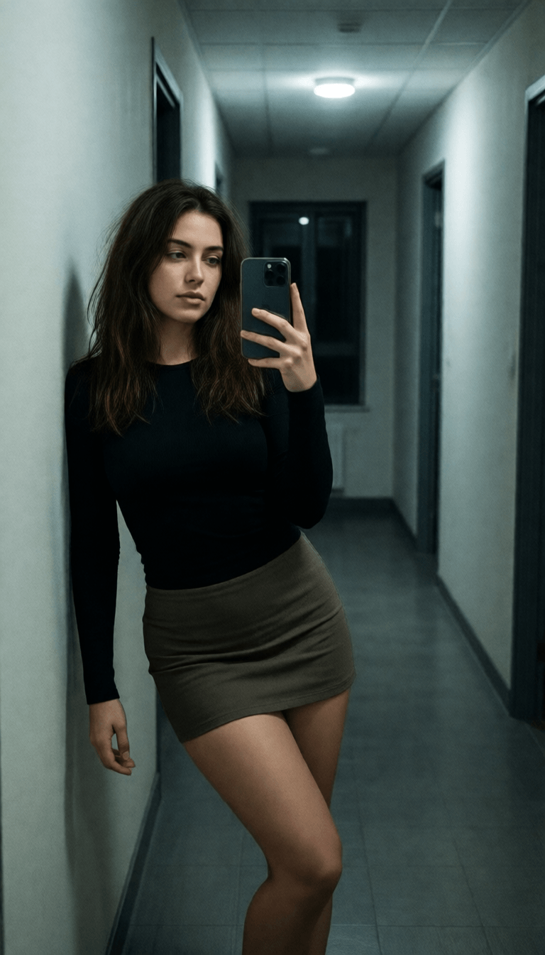 Ophelia generatore di immagini IA gratuito – prompt:{ "meta": { "quality": "ultra photorealistic", "camera": "iPhone 15 Pro", "aspec…