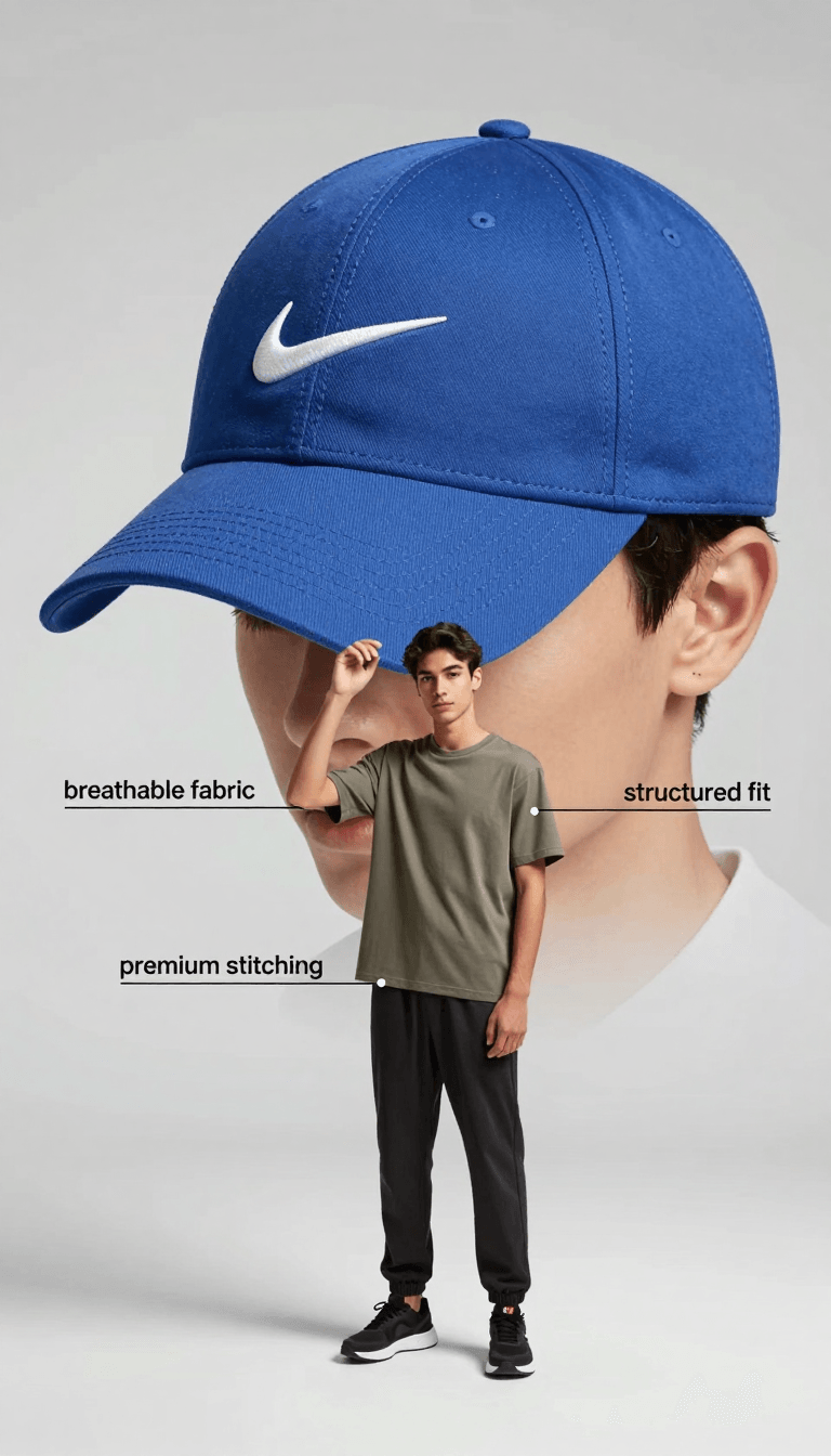 Ophelia generatore di immagini IA gratuito – prompt:A premium infographic-style visual featuring a young man standing confidently be…