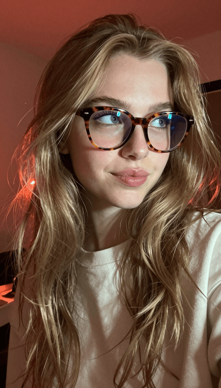 Ophelia free AI image generator prompt:{ "prompt_description": { "subject": { "type": "Young woman", "pose": "Close-up…