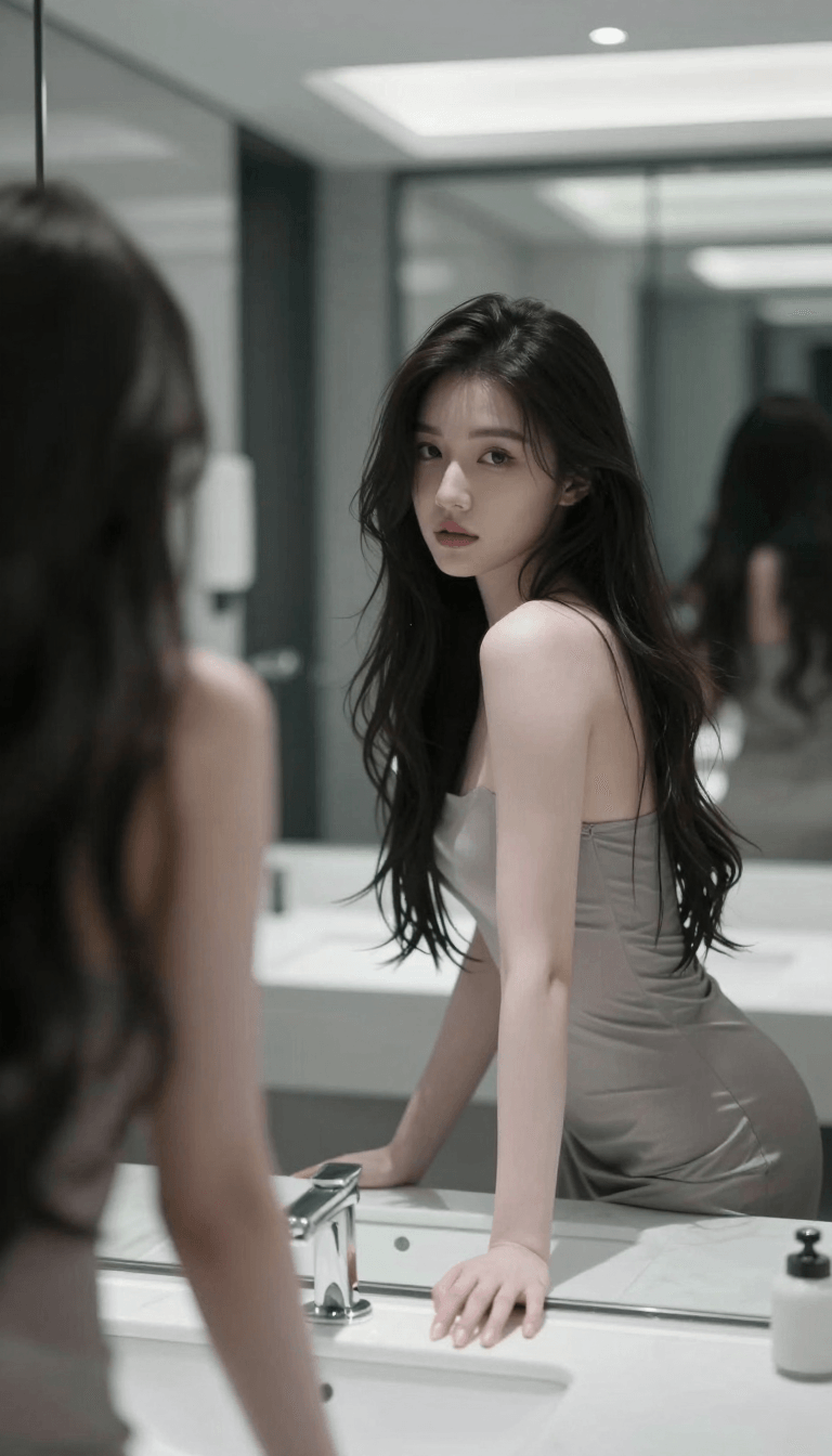 Opheliaai prompt:Stunningly beautiful woman with a cool, aloof atmospheric vibe, exquisite and re…