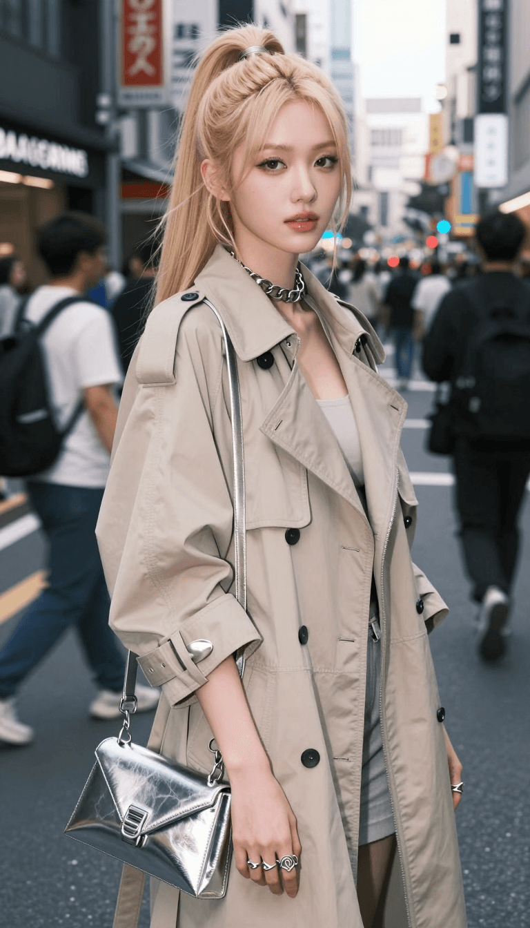 Opheliaai Prompt:{ "subject": { "type": "stunning_east_asian_woman_with_Japanese_gravure_idol_aes…