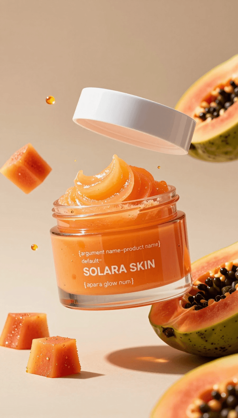 Opheliaai prompt:Hyperrealistic luxury product photography of a transparent cosmetic jar labeled…