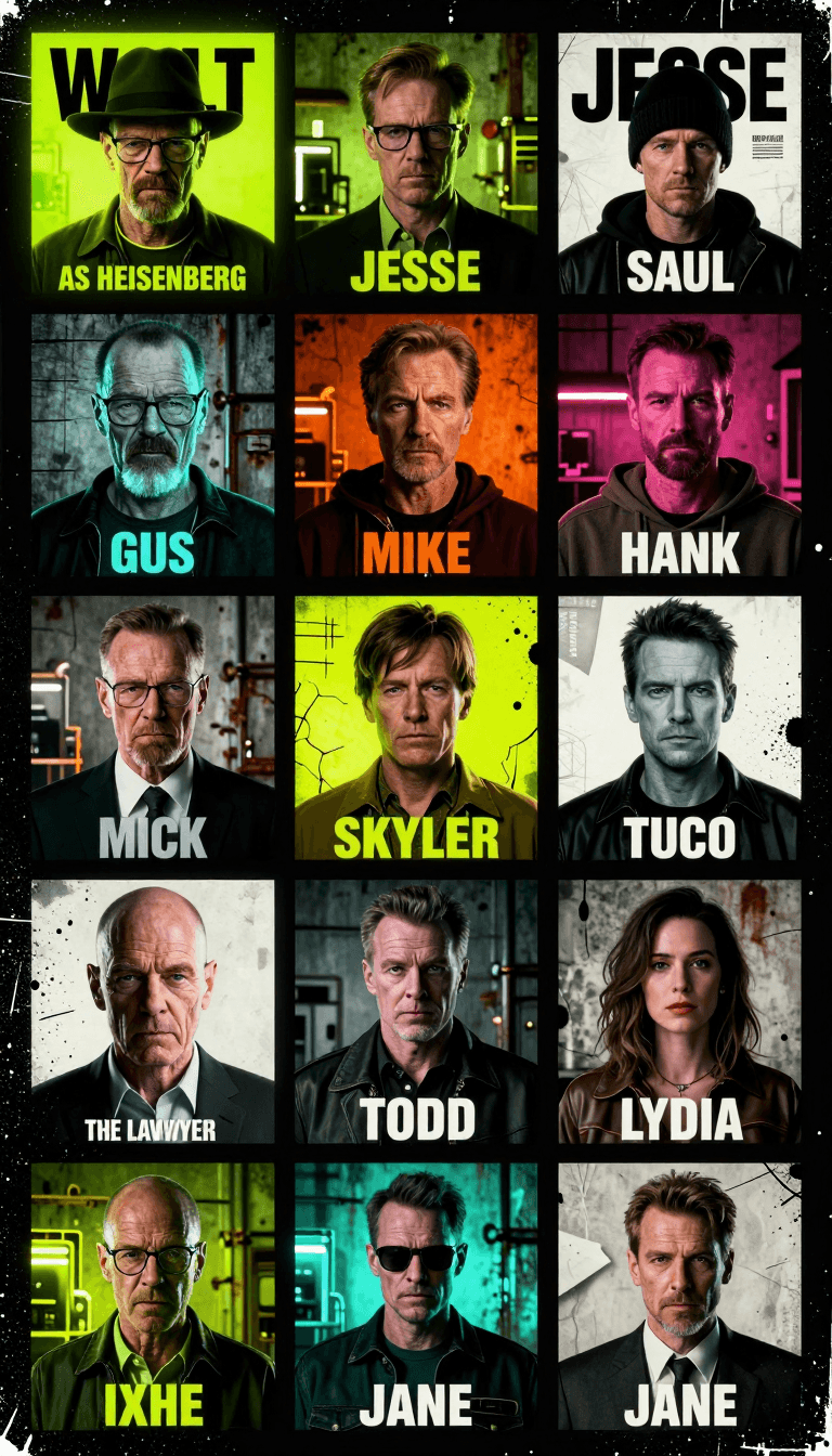 Opheliaai prompt:Create a high-contrast, cinematic graphic design poster inspired by the TV serie…