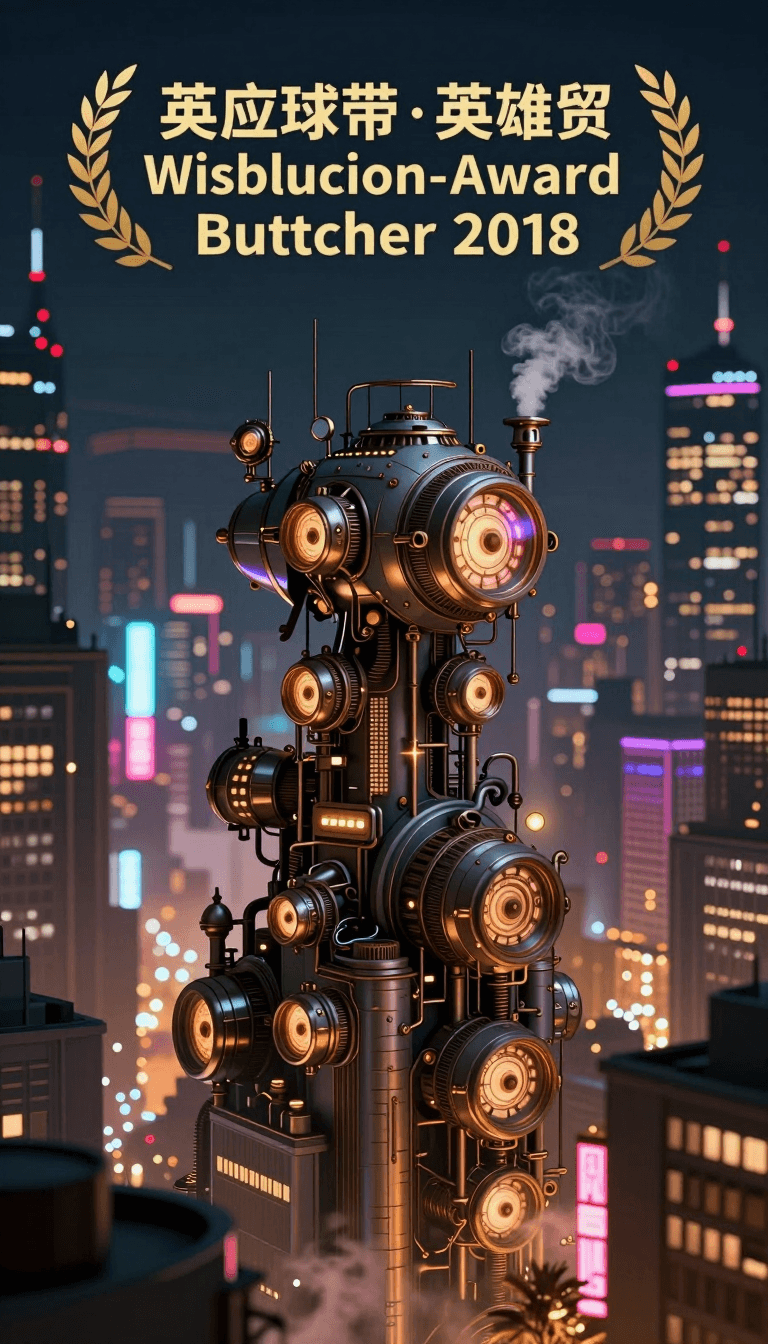 Opheliaai prompt:A cityscape at night with neon lights and cyber punk elements, steam punk, top-r…