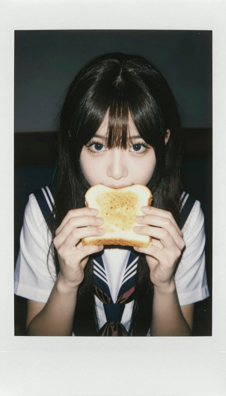 Opheliaai prompt:The Polaroid style,Real-life cosplay portraits of New Century Evangelical Warrio…