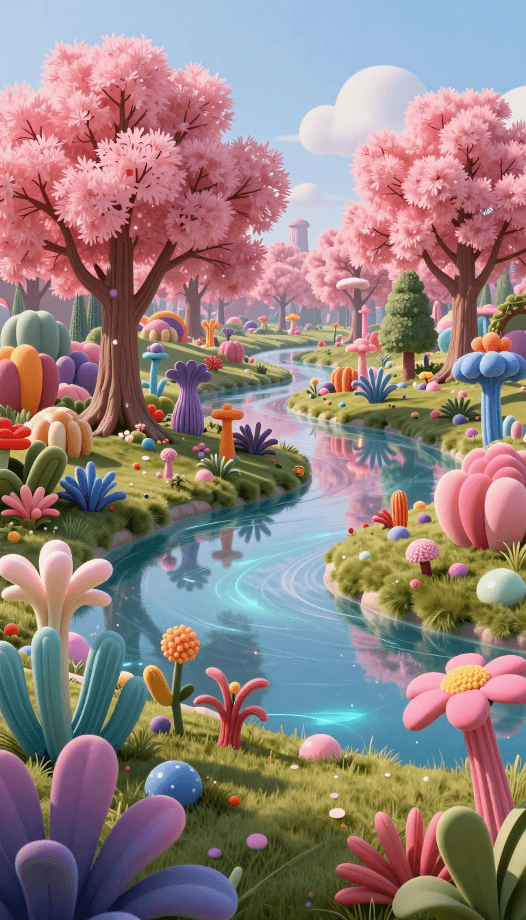 Opheliaai Prompt:This is an imaginative surreal landscape,featuring a variety of rich surreal sce…