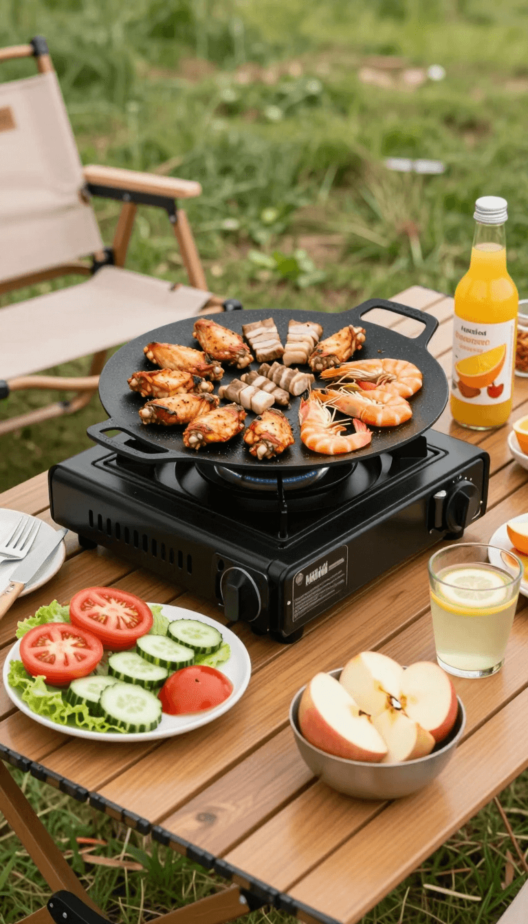 Opheliaai prompt:High quality,which is a high-resolution photograph of a picnic scene set outdoor…