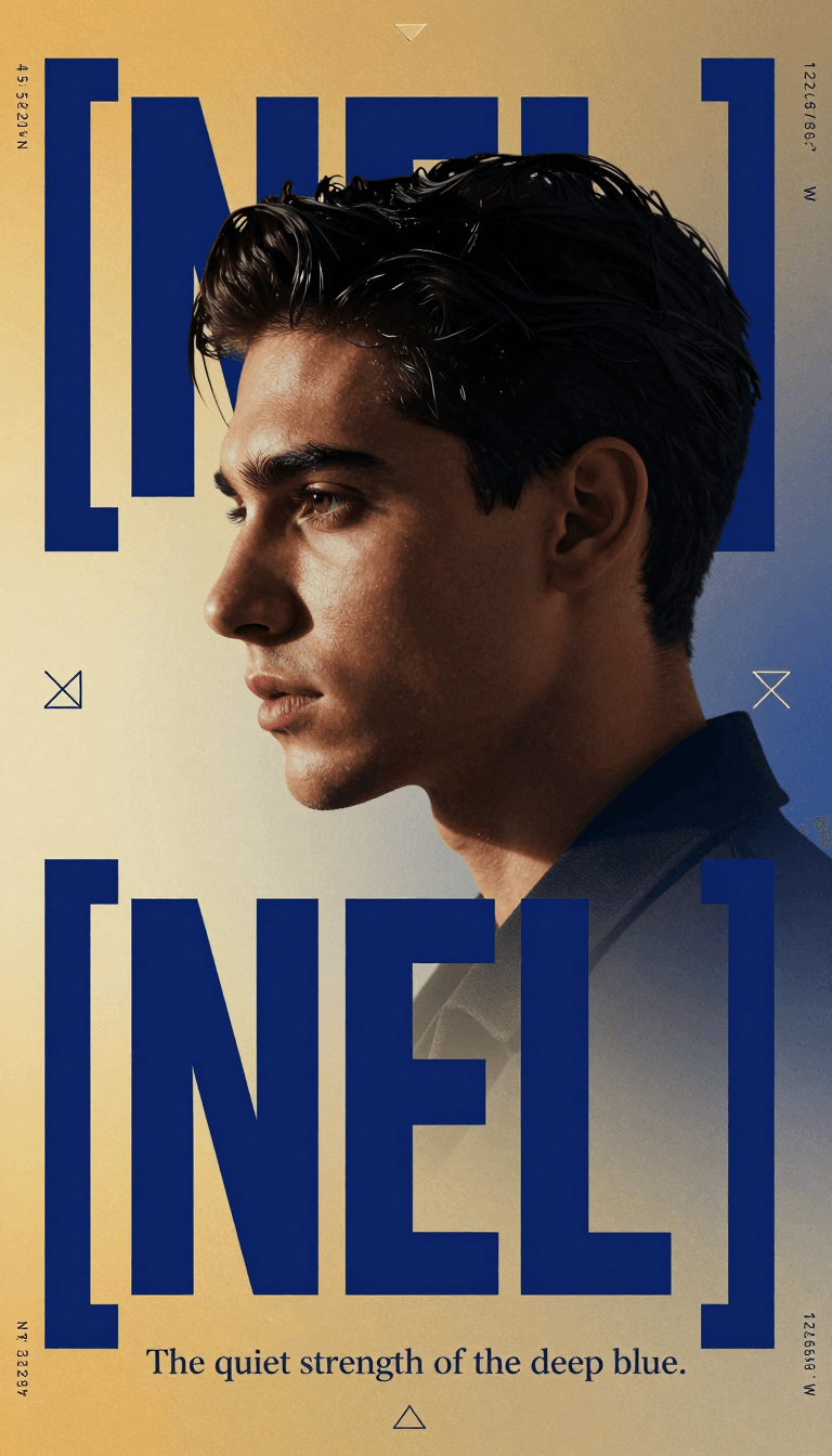 Opheliaai プロンプト:Ultra-premium 4:5 vertical editorial typography poster. Subject: A high-fidelity…