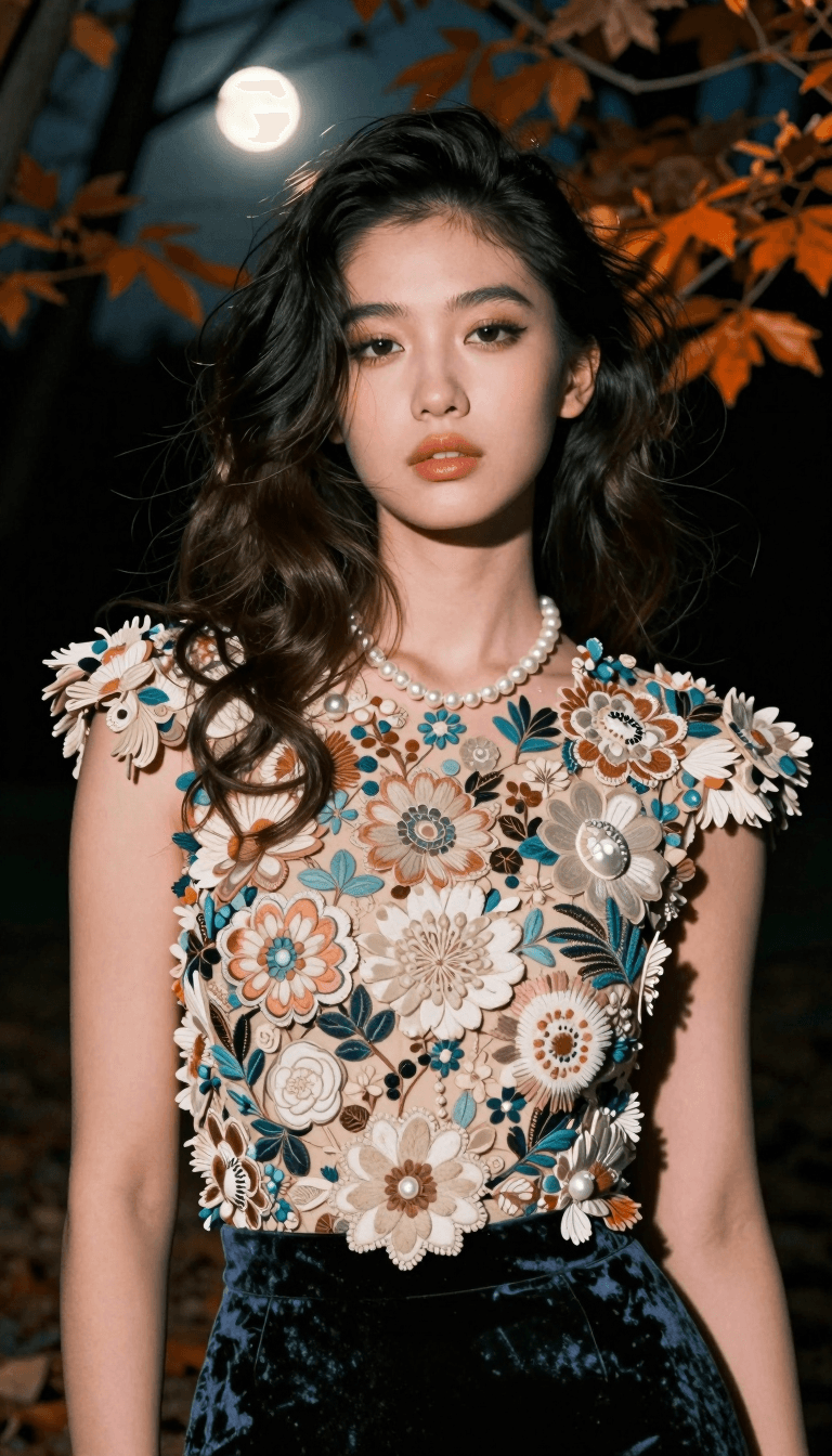 Opheliaai prompt:{ "main_prompt": "Cinematic evening outdoor portrait photography of a stunning y…