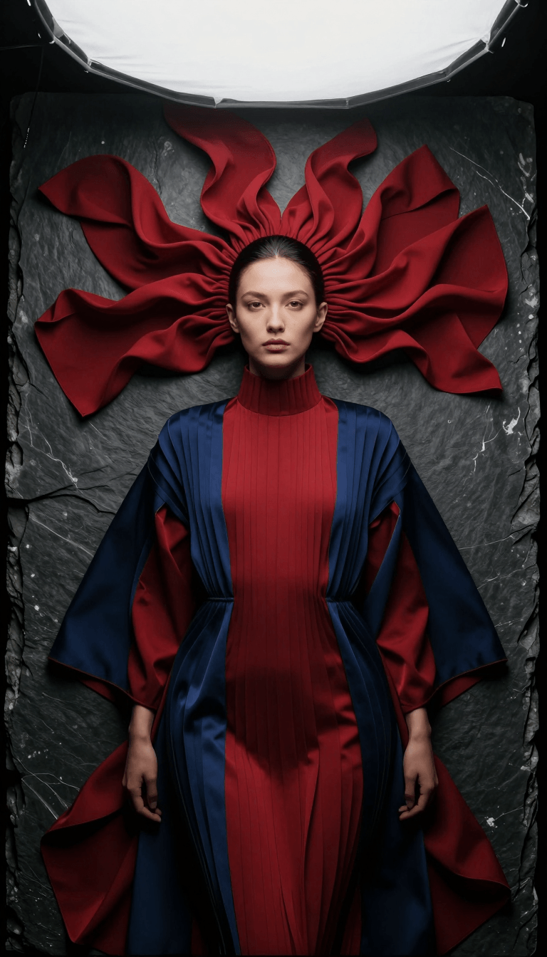 Opheliaai prompt:{ "vibe_title_en": "Textural Rebellion", "master_prompt": "A strictly vertical 9…