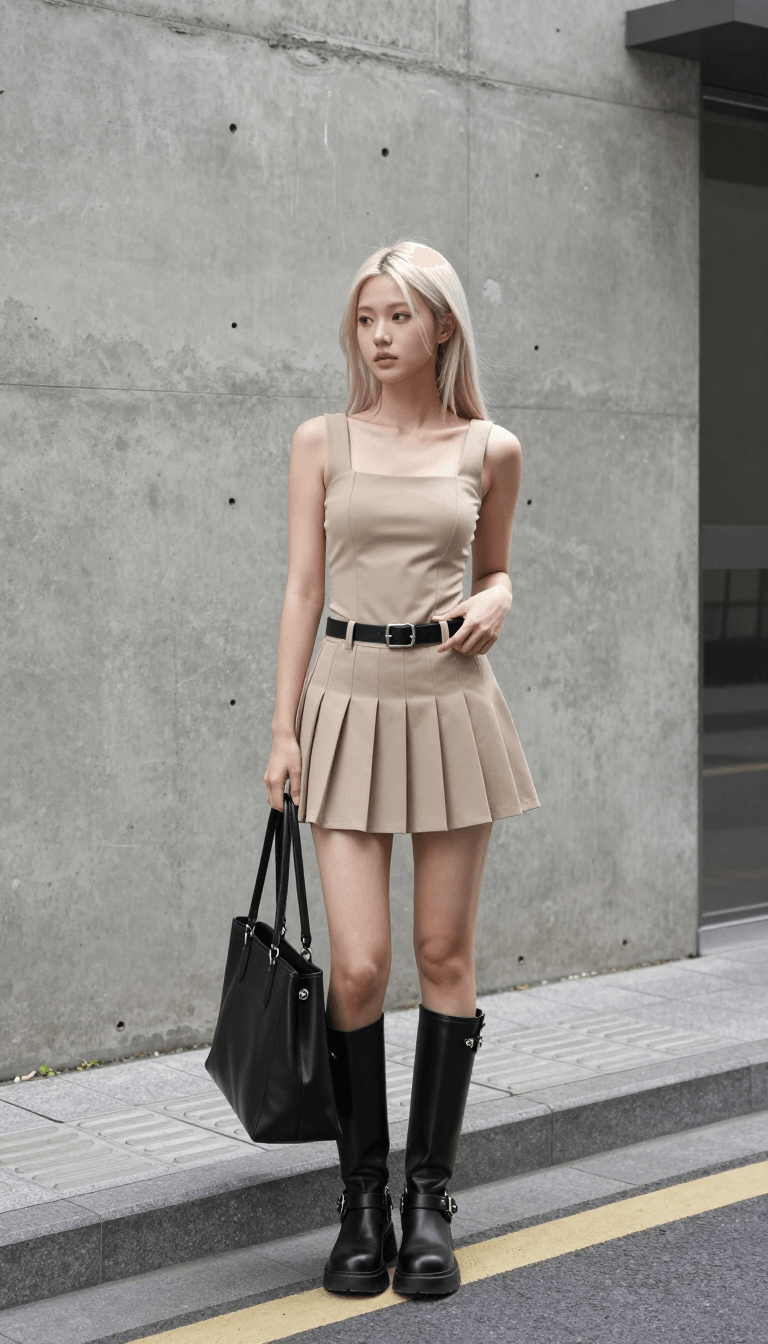 Opheliaai prompt:{ "image_generation_prompt": { "subject_and_pose": "A young East Asian woman wit…