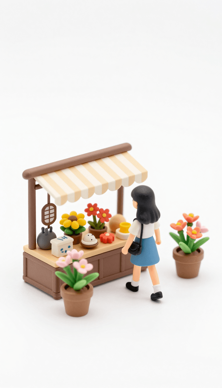 Opheliaai موجه:Create a miniature, full-body, isometric, realistic doll. The features of the do…