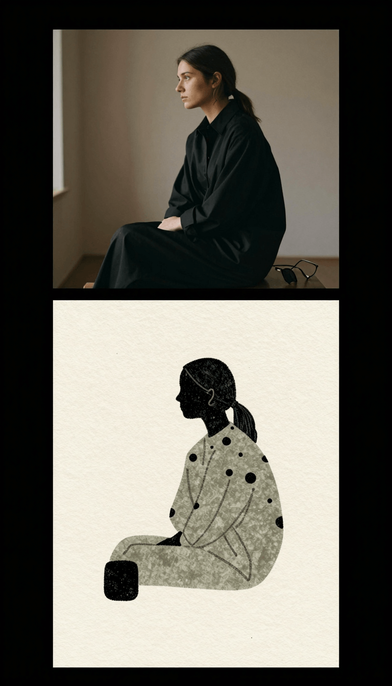 Opheliaai موجه:Create a separate high-end editorial poster for each uploaded photo never combin…