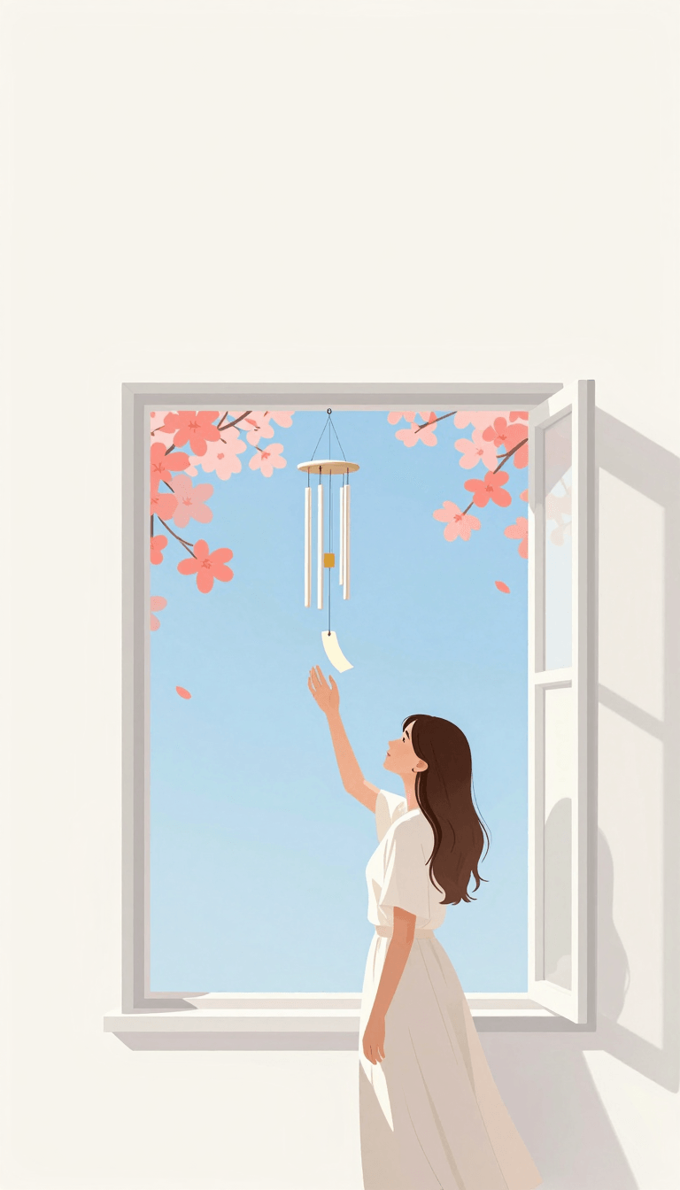 Opheliaai موجه:Theme direction: Oriental Zen minimalist cover poster Style branch: Feminine aes…