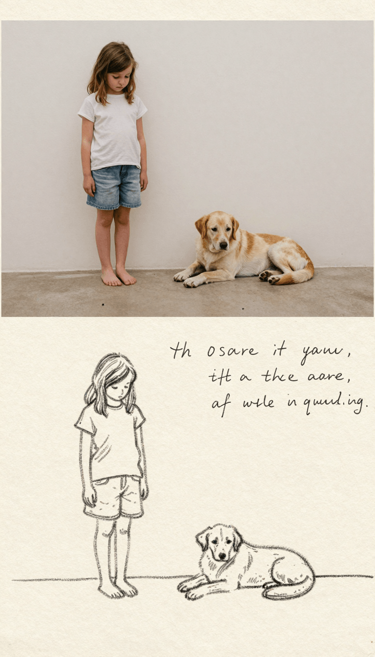 Opheliaai prompt:Create a vertical diptych style image. The frame is strictly divided into upper…