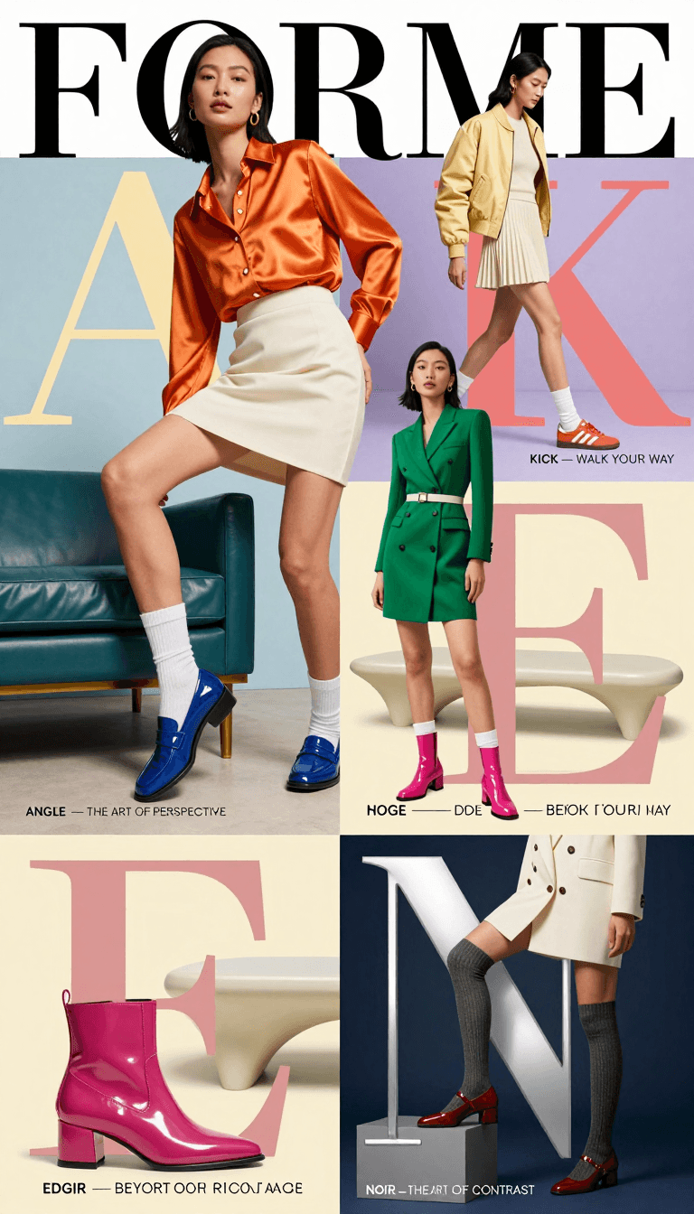 Opheliaai prompt:Create a series of luxury fashion editorial magazine covers in a 9:16 vertical f…